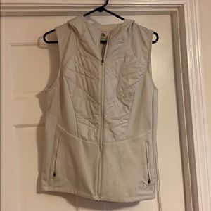 The North Face vest with hood